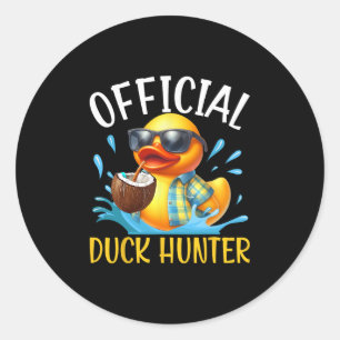 Enten-Kreuzfahrt-Boot-Shirt Lustige Gummi-Enten-Ja Runder Aufkleber