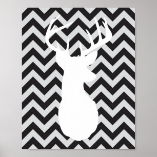 Enten, Lastwagen und Bucks Chevron-Druck-Set Poster