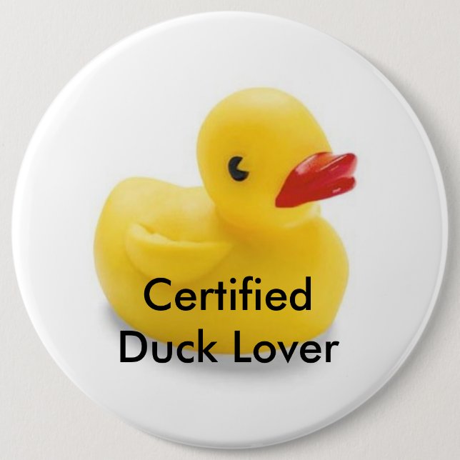 Enten-Liebhaber-Abzeichen Button (Vorderseite)