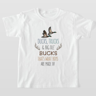 Enten, LKWs & Bucks Grafischer T - Shirt für Kinde