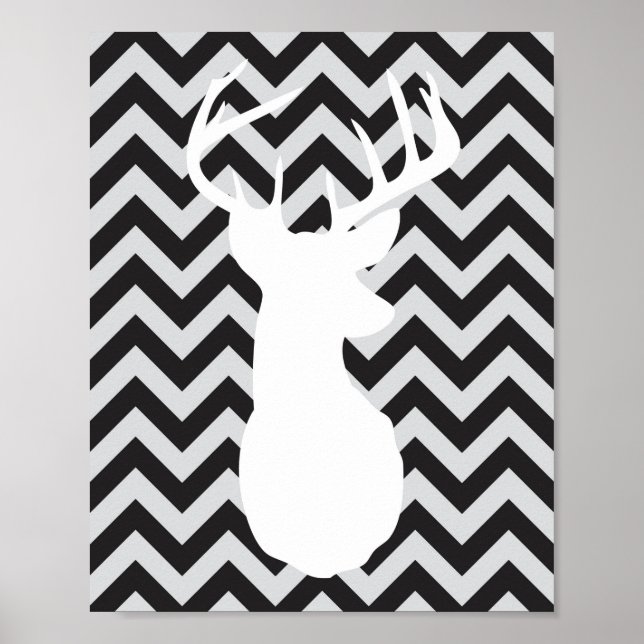 Enten, LKWs und Bucks Zickzack Print-Set Poster (Vorne)