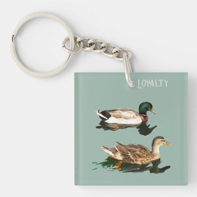 Enten. Loyalität Schlüsselanhänger (Vorderseite)
