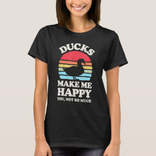 Enten machen mich glücklich Funny Duck Lover Bauer T-Shirt
