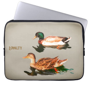 Enten mallards. Loyalität Laptopschutzhülle