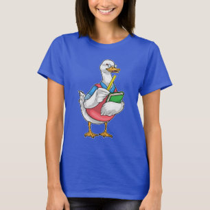 Enten-Mathe-Lehrer-Lineal T-Shirt