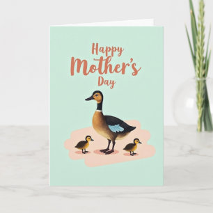 Enten-Muttertagskarte Karte