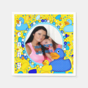 Enten-n-Dots-Style-3-Gelb-FOTO-TEMPLATE- Serviette
