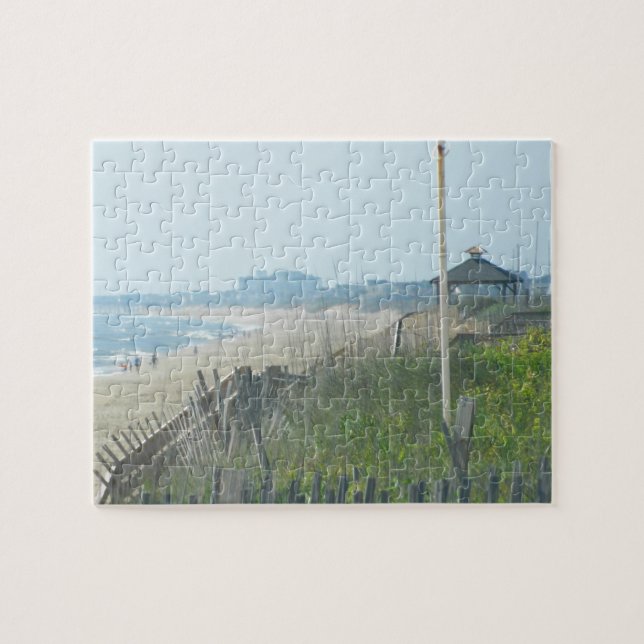 Enten-North Carolina-Küstenlinie Puzzle (Horizontal)