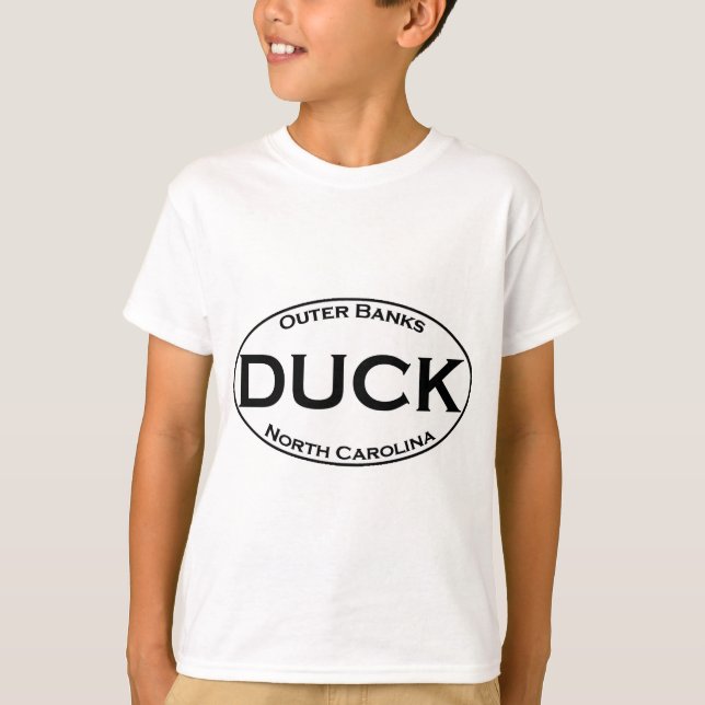 Enten-North Carolina-Oval-Logo T-Shirt (Vorderseite)