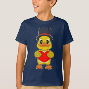 Enten-Pflege-Zylinder-Hochzeit T-Shirt
