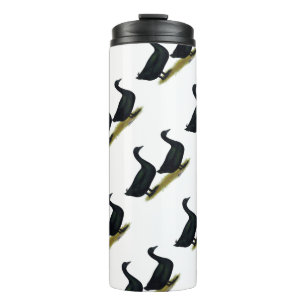 Enten: Schwarze Cayugas Thermosbecher