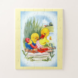Enten schwimmen puzzle