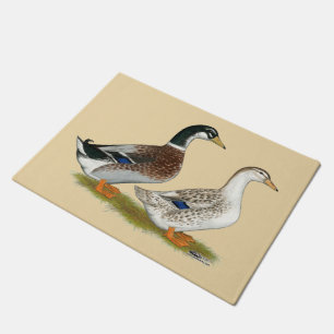 Enten: Silbernes Appleyard Fußmatte