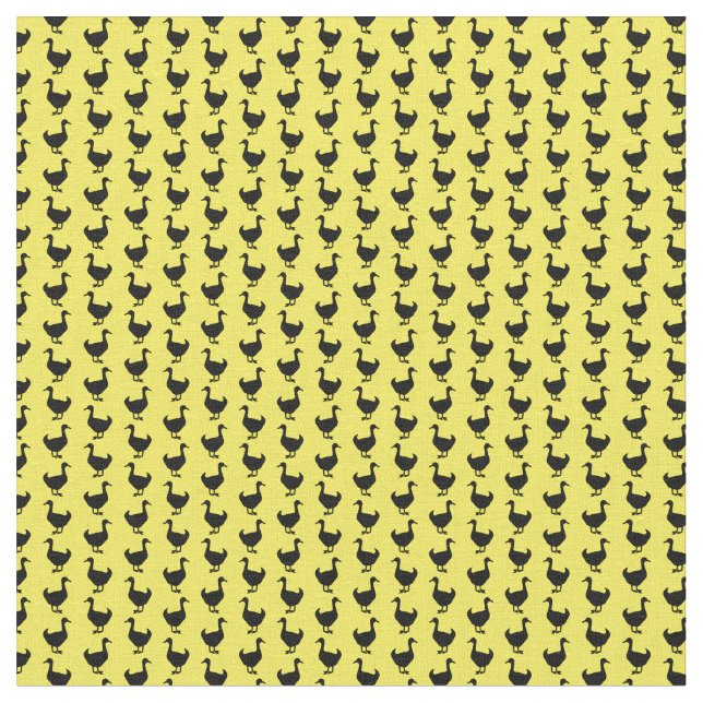 Enten-Silhouetten CUSTOM HINTERGRUNDFARBE Stoff (Nahaufnahme)