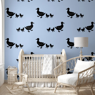 Enten-Silhouetten-Design Tapete