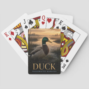 Enten-Süßwassersümpfe-Wildtier TIER Spielkarten