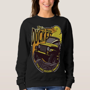 Enten und Enten Suv-Enthusiast Trend meme Sweatshirt