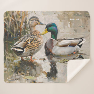 Enten- und Mallard-Malerei Sherpadecke
