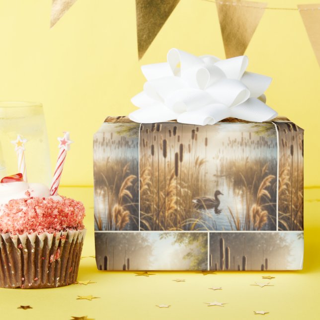 Enten und Schwänze am Morgen Geschenkpapier (Geburtstagsparty)