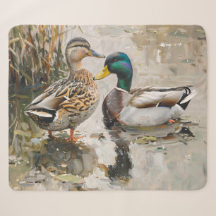 Enten- und Stockenten-Wildmalerei Sherpadecke