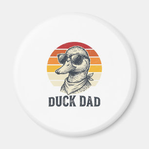 Enten-Vater Vintage-Enten-Sonnenbrille Vektor-Shir Magnet