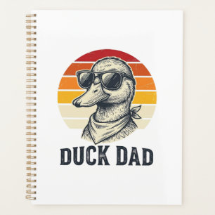 Enten-Vater Vintage-Enten-Sonnenbrille Vektor-Shir Planer