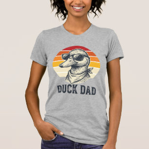 Enten-Vater Vintage-Enten-Sonnenbrille Vektor-Shir T-Shirt