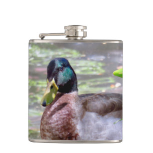 Enten-Vinyl eingewickelte Flasche Flachmann