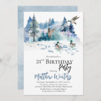 Enten Wald Natur 21. Geburtstag Party