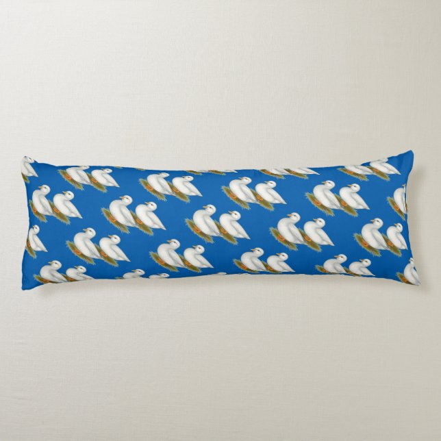 Enten: Weiße Anrufe Seitenschläferkissen (Rückseite)