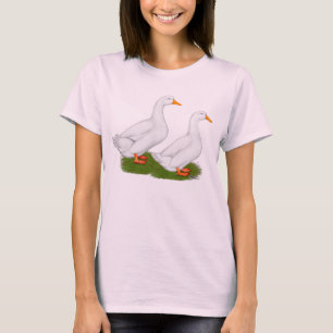 Enten: Weiße Pekins T-Shirt