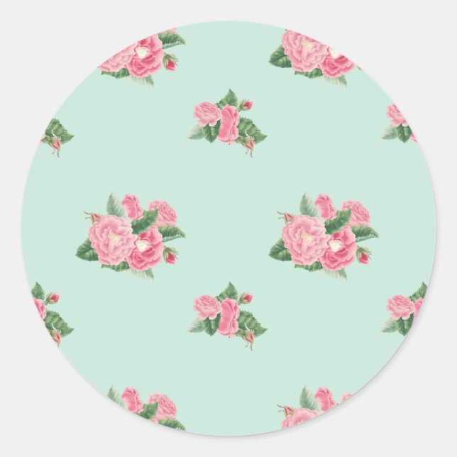 Enteneierblüte Runder Aufkleber (Vorderseite)