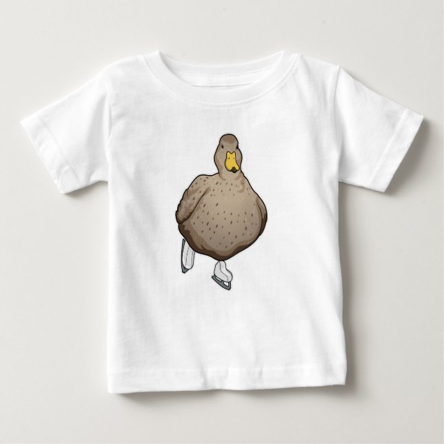 Enteneis Skaten Ice Skate Baby T-shirt (Vorderseite)