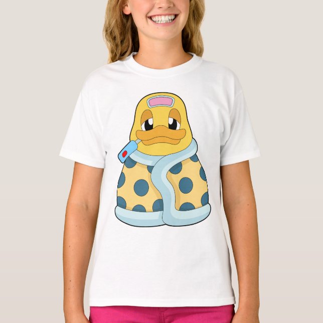 Entenfieber-Thermometer T-Shirt (Vorderseite)