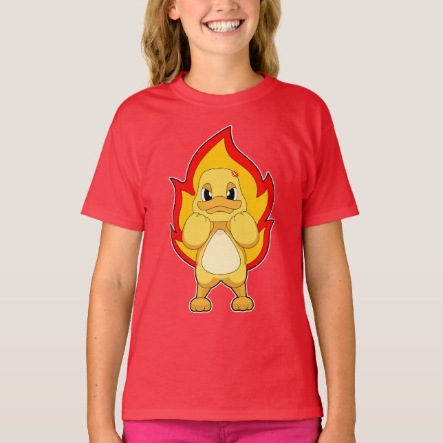 Entenflamme T-Shirt (Vorderseite)