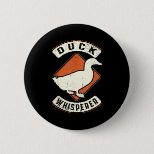 Entenflüsterer Vintage Clic Retro Tierliebe Button