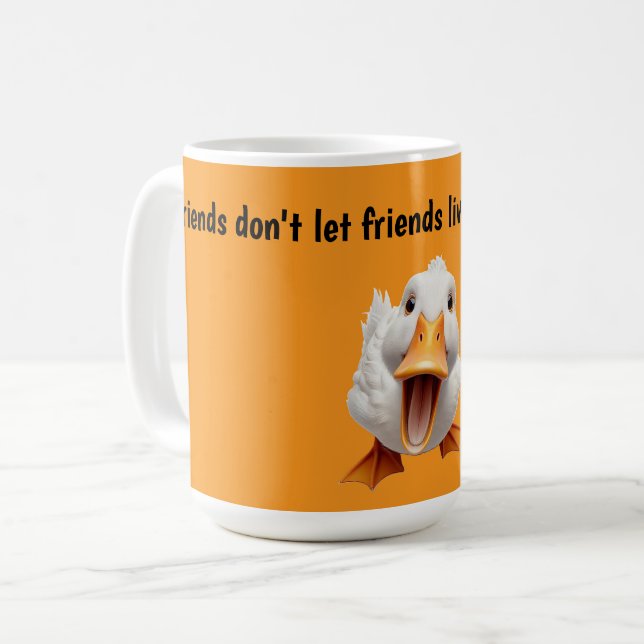 Entenfreunde Kaffeetasse (Vorderseite Links)