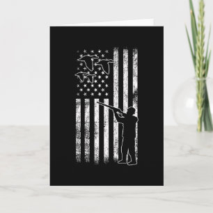 Entenjagd Jäger jagt Ente Karte