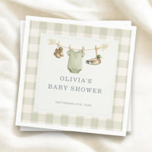 Entenjagd-Jäger-Karo-Baby-Shower-Party