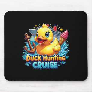 Entenjagd-Kreuzfahrt Jäger Gummi-Ente Sommer Boot Mousepad
