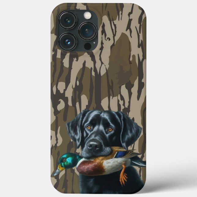 Entenjagd Labrador Retriever Bottomland Camouflage Case-Mate iPhone Hülle (Rückseite)