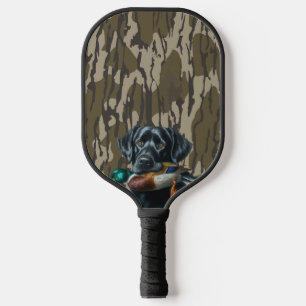 Entenjagd Labrador Retriever Bottomland Camouflage Pickleball Schläger