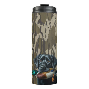 Entenjagd Labrador Retriever Bottomland Camouflage Thermosbecher