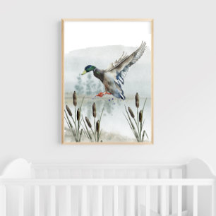 Entenjagd-Nursery-Wandkunst Poster