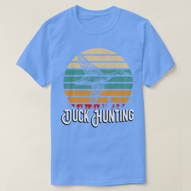 Entenjagd Retro Bird Hunter T-Shirt (Design vorne)