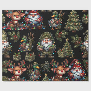 Entenjagd-Tarn-Gnome Geschenkpapier