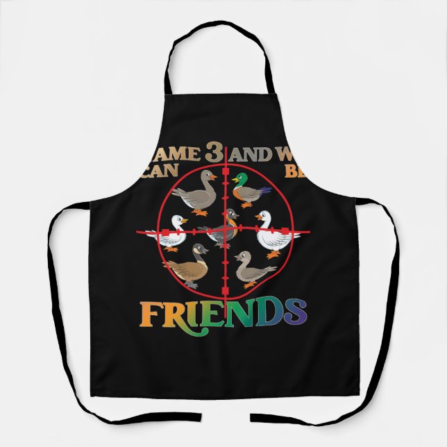 Entenjagd Wasservögel Jäger andere Duckspek Schürze (Vorderseite)