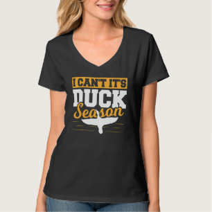 Entenjagdsaison Outfit Wasservögel Jagd Entenjäger T-Shirt