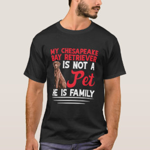 Entenjäger Hundebesitzer Familie Chesapeake Bay Re T-Shirt