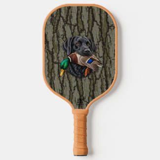 Entenjägerhund Wasserwildjagd Eichenrinden-Tarnung Pickleball Schläger